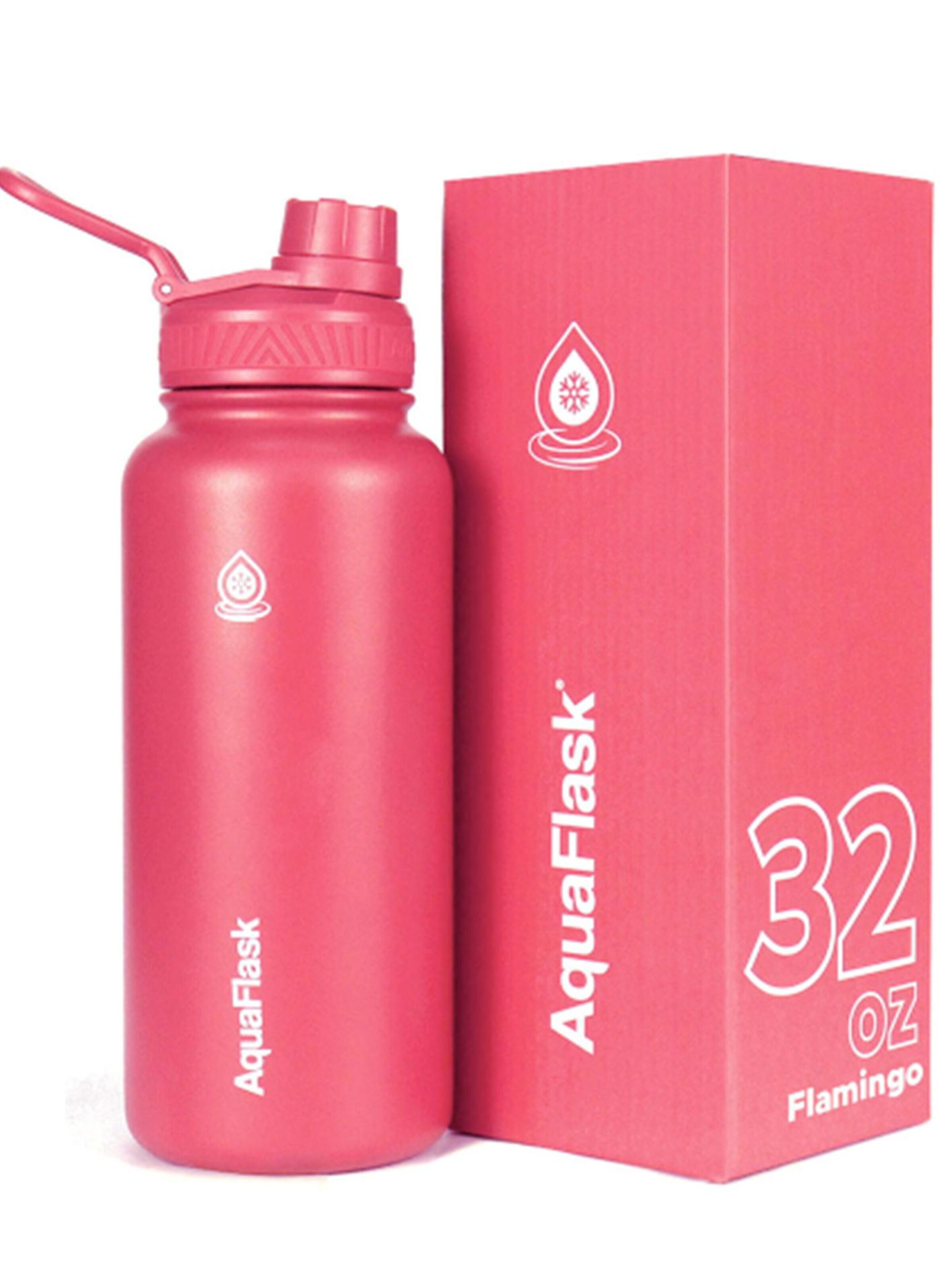 AquaFlask Láhev na vodu 'AquaFlask Termoláhev REGULAR 946 ml LEMON SLUSH' – pink