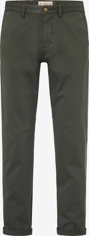 REDPOINT Chino Pants in Green: front