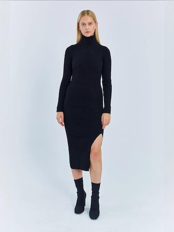 Abito in maglia 'Strickkleider' di MixRay in nero: frontale