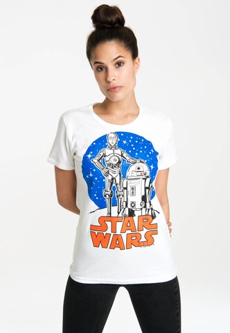 LOGOSHIRT Shirt 'Droids' in Mixed colours: front