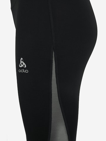 ODLO Skinny Sportbroek in Zwart