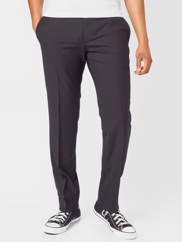 JOOP! Regular Pleated Pants 'Blayr' in Black: front