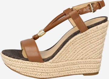 MICHAEL Michael Kors Sandals 'ANNIE' in Brown