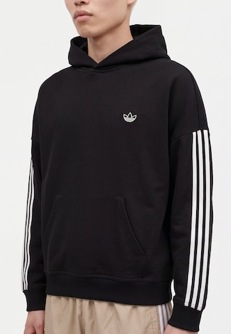 Bluză de molton de la ADIDAS ORIGINALS pe negru
