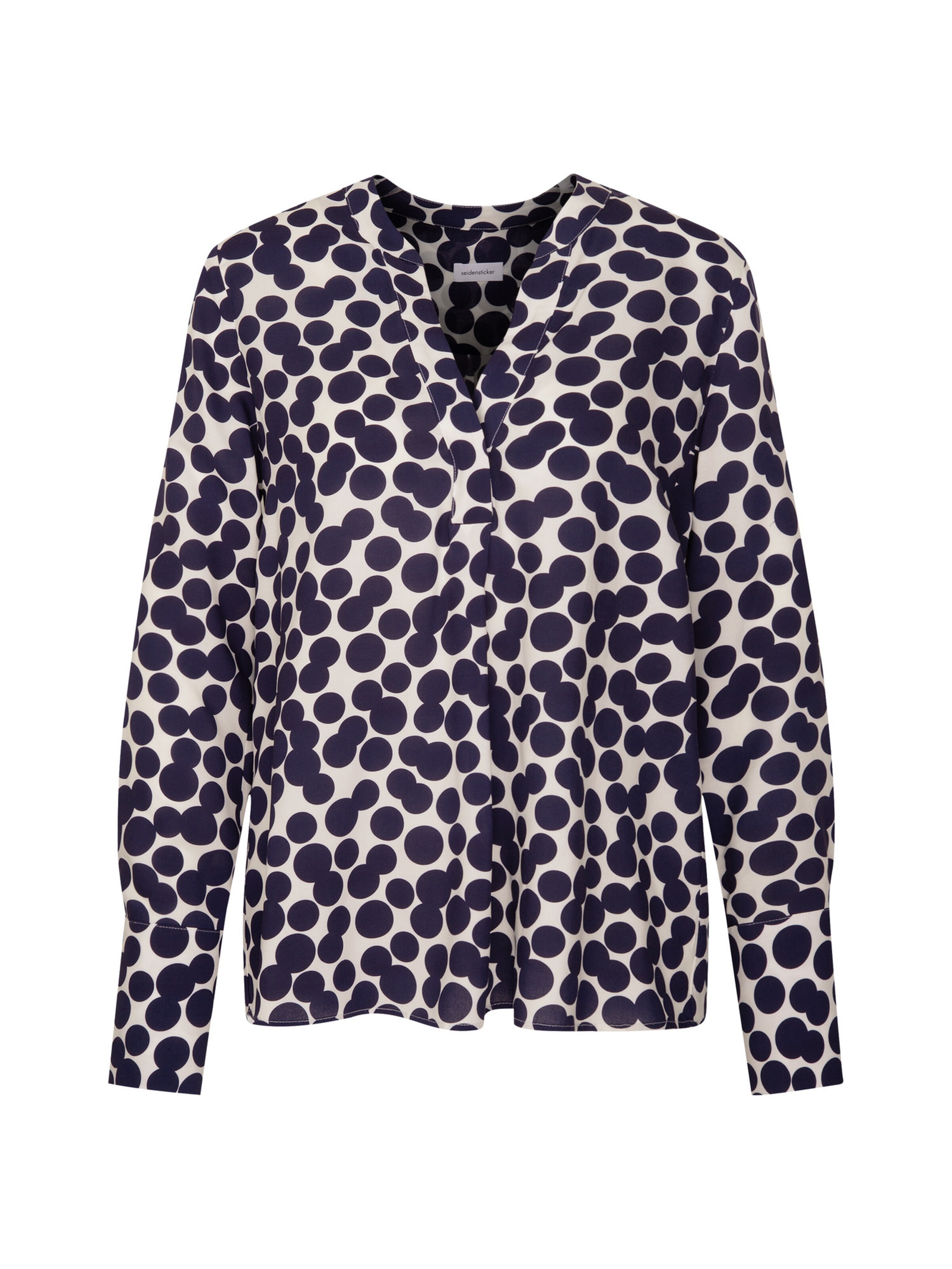 SEIDENSTICKER Blouse in Wit: voorkant