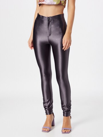 GLAMOROUS Slim fit Pants in Black: front