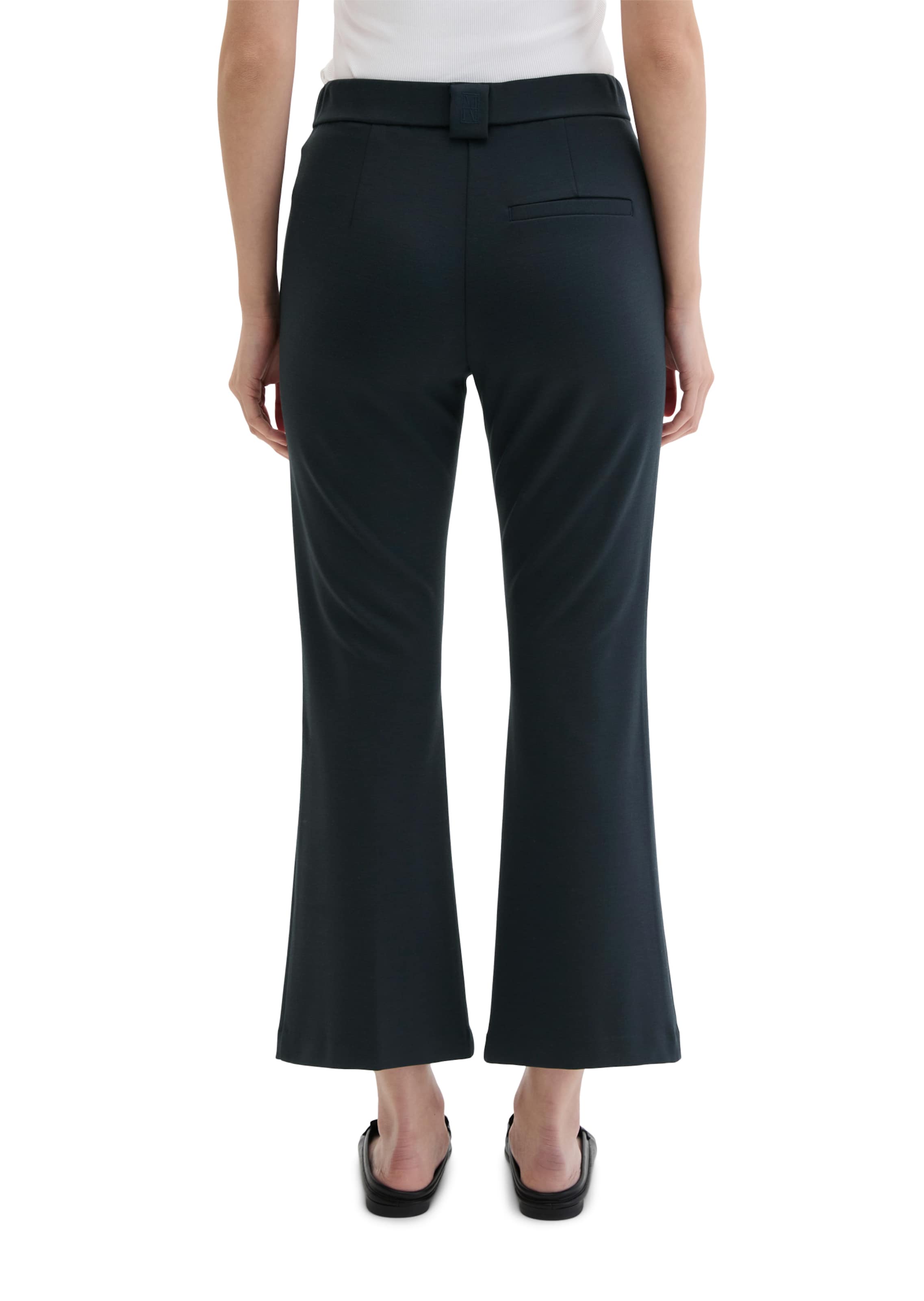 Marc O'Polo Flared Broek 'Marthe' in Blauw