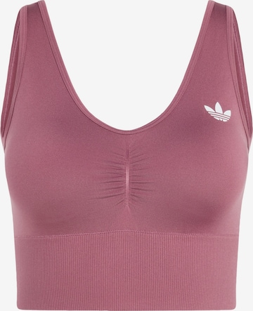 ADIDAS ORIGINALS Korzetová Podprsenka 'Essentials' – červená: přední strana