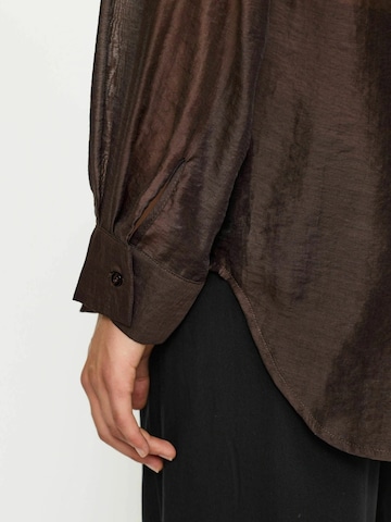 Soft Rebels Bluse 'SRRachel' i brun