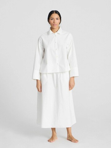 Chemisier 'Flora' Gai+Lisva en blanc