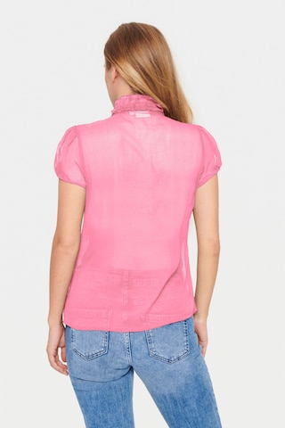 SAINT TROPEZ Bluse 'Lilja' in Pink