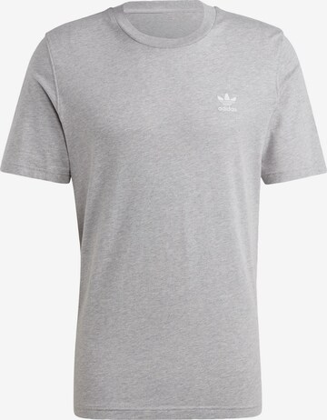 ADIDAS ORIGINALS Shirt 'Trefoil Essentials' in Grey: front