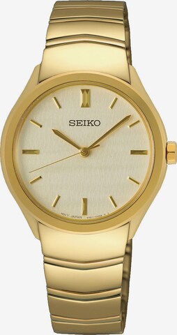 SEIKO Analog Watch in Gold: front