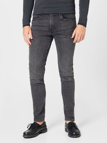 Effilé Jean '512™ Slim Taper Lo Ball' LEVI'S ® en gris : devant