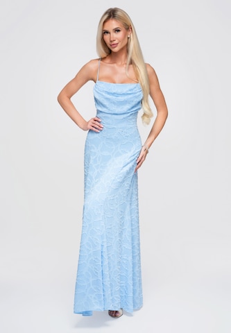 Ombre Kleid in Blau