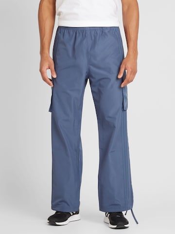 ADIDAS ORIGINALS Loose fit Cargo Pants in Blue: front