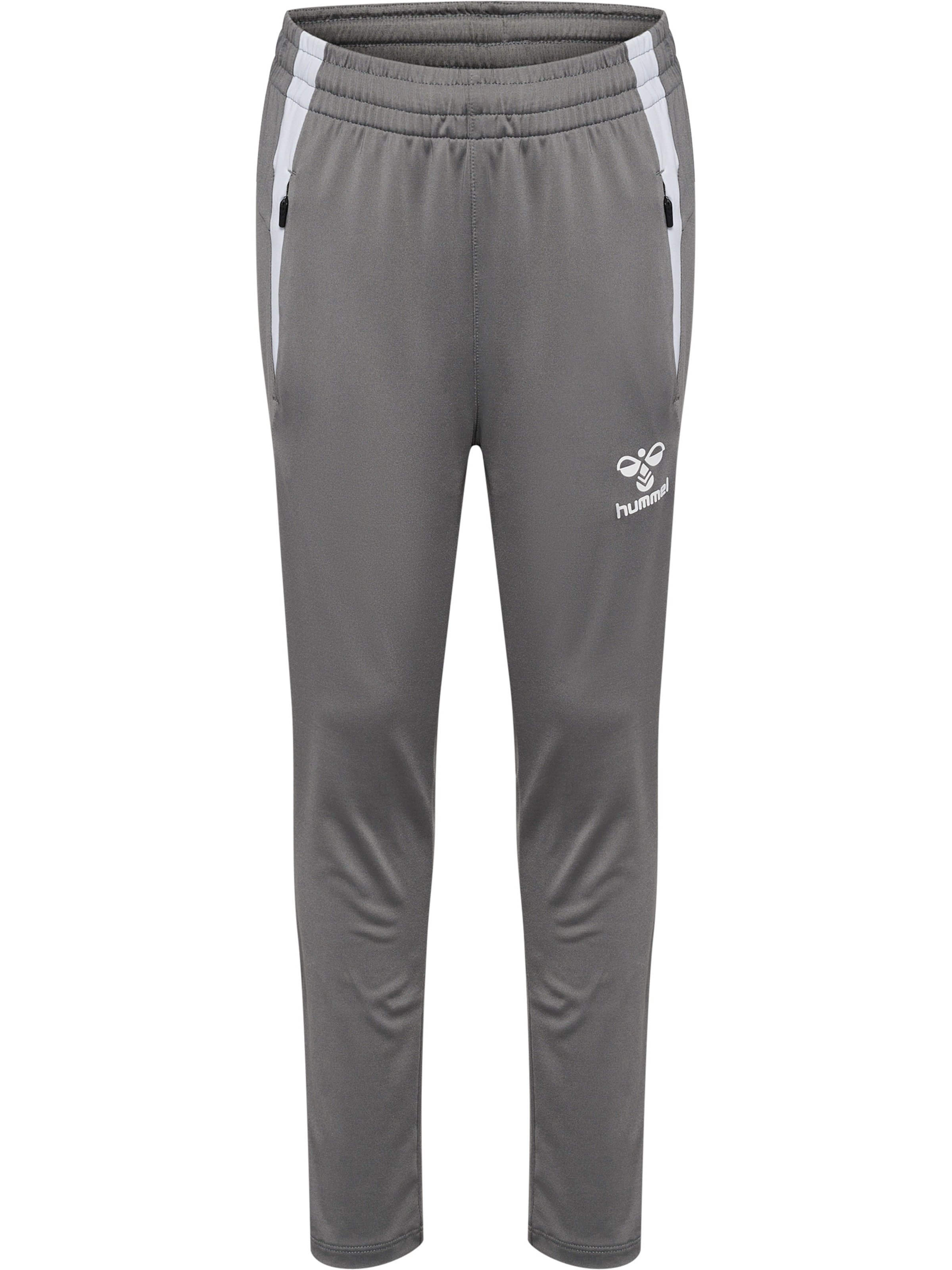 Hummel Slimfit Sporthose 'Lead 2.0' in Grau: Vorderseite