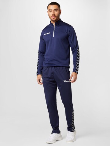 Hummel Regular Sportbroek in Blauw