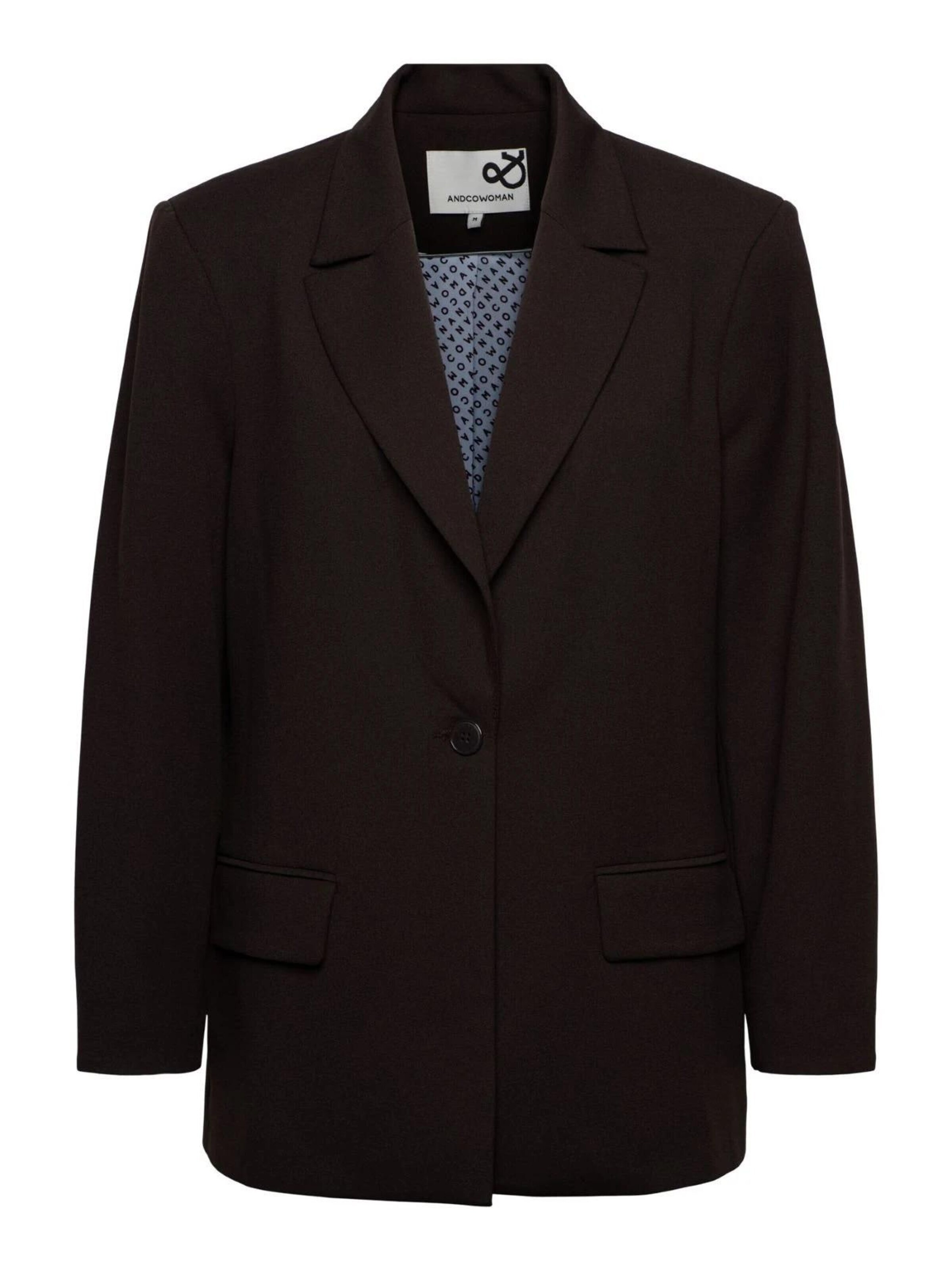 &co woman Blazer '&Co woman Glennis chocolat' in Brown: front