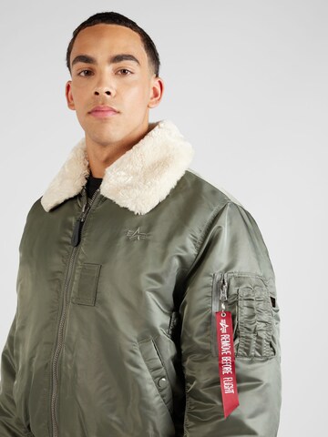 žalia ALPHA INDUSTRIES Demisezoninė striukė 'B 15'