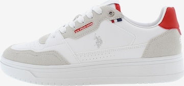 Sneaker bassa 'Kosmo' di U.S. POLO ASSN. in bianco: frontale