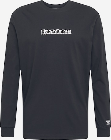 Sweat-shirt ADIDAS ORIGINALS en noir : devant
