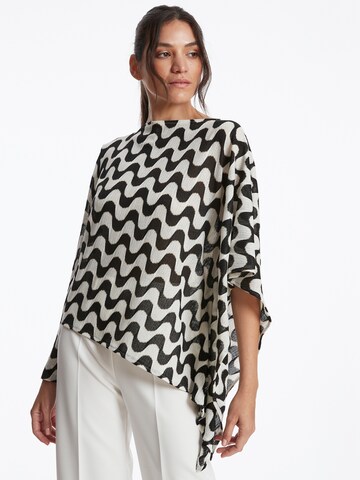 Ana Alcazar Shirt 'Zoria' in Zwart: voorkant