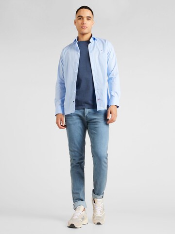 TOMMY HILFIGER Regular fit Business shirt 'FLEX' in Blue