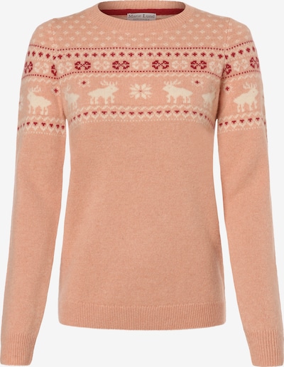 Marie Lund Sweater in Ecru / Apricot / Red, Item view