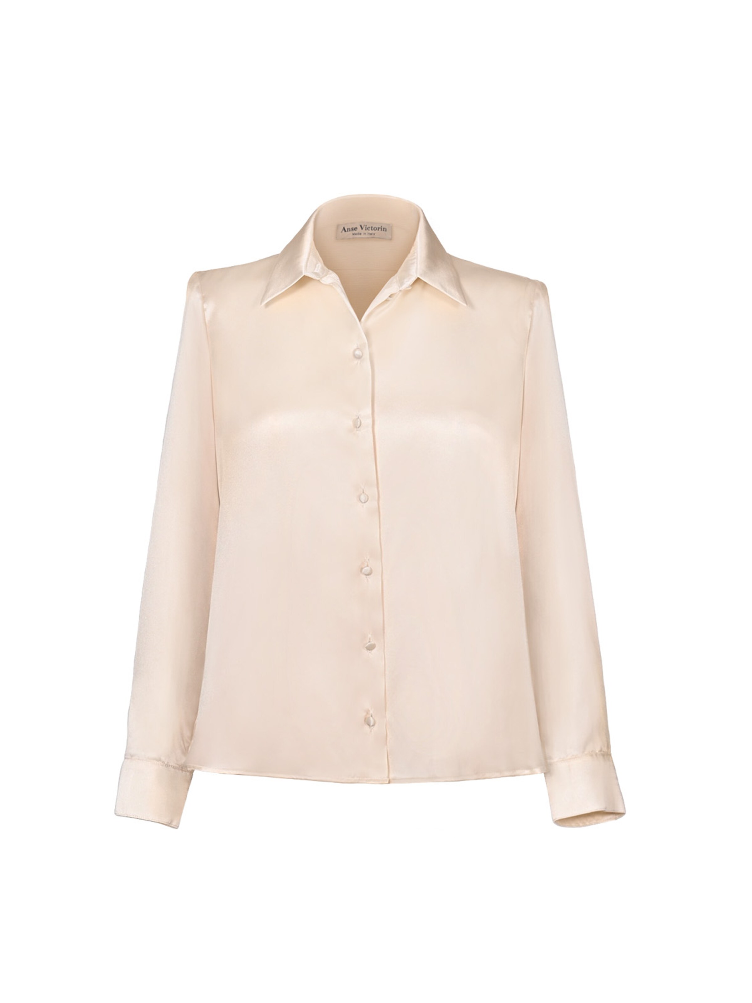 Anse Victorin Blouse 'Alva' in Beige: front