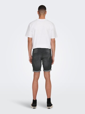 Only & Sons Regular Shorts 'Ply' in Grau