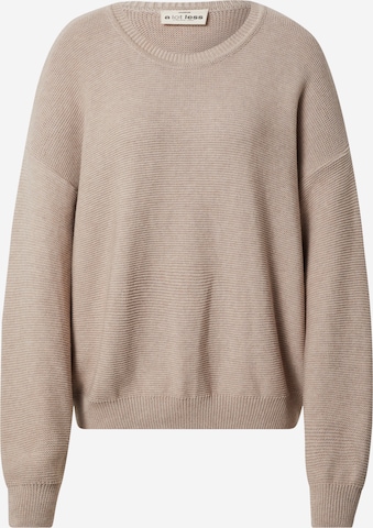 A LOT LESS Pullover 'Naja' in Beige: predná strana