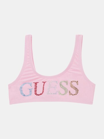 GUESS Bralette Bikini in Pink