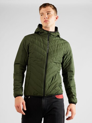 EA7 Emporio Armani Winter jacket in Green: front