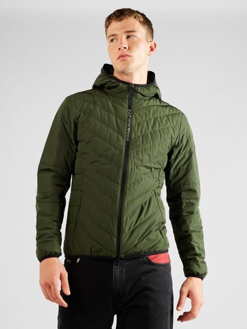 EA7 Emporio ArmaniZimska jakna - zelena boja: prednji dio