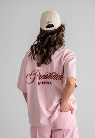 Maglietta 'Hometown' di Prohibited in rosa