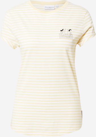 Hafendieb T-Shirt 'High 5' in Gelb: front
