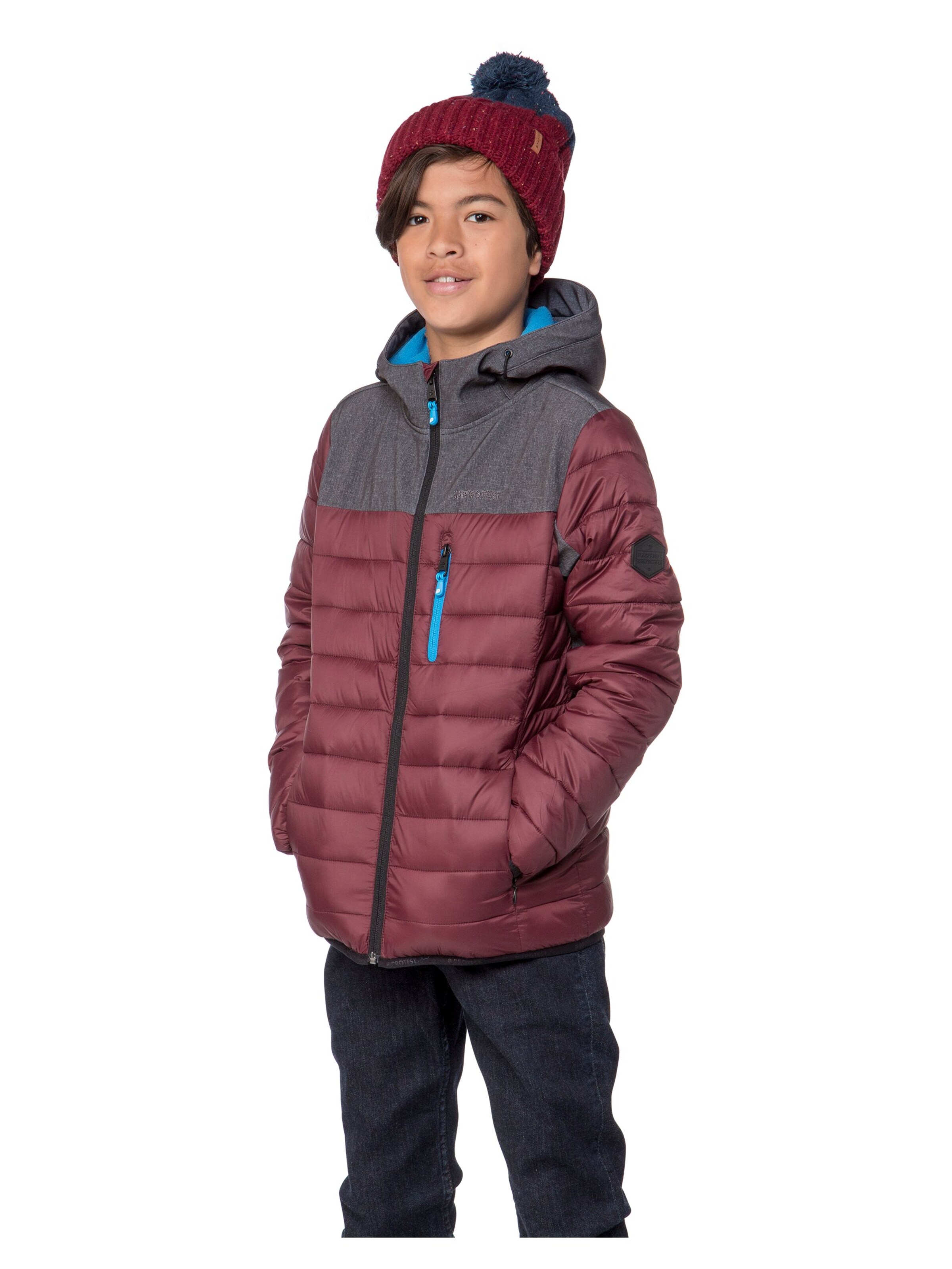 PROTEST Winterjacke 'GONZO JR' in Rot