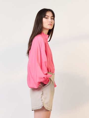 BRUUNS BAZAAR Bluse 'Rosebay' in Pink
