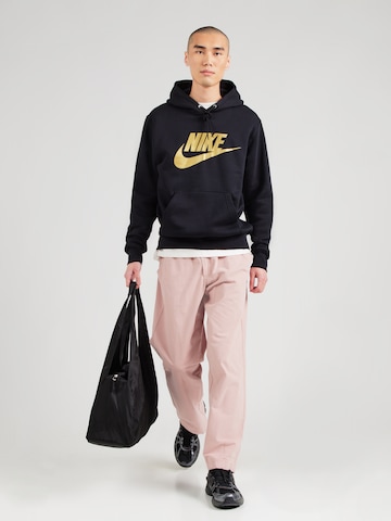 Nike Sportswear Bluzka sportowa 'CLUB' w kolorze czarny
