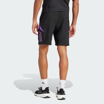 ADIDAS PERFORMANCE Regular Sportbroek 'DFB Tiro 24 Downtime' in Zwart