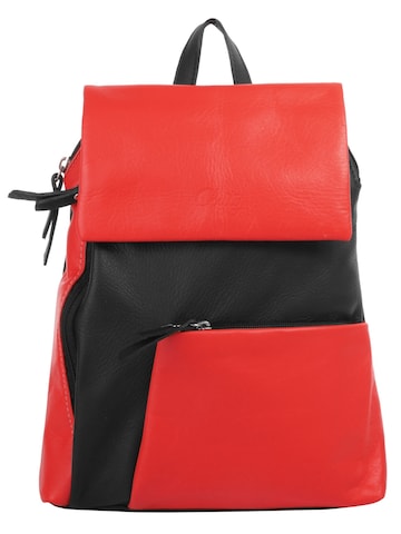 Cluty Backpack in Red: front