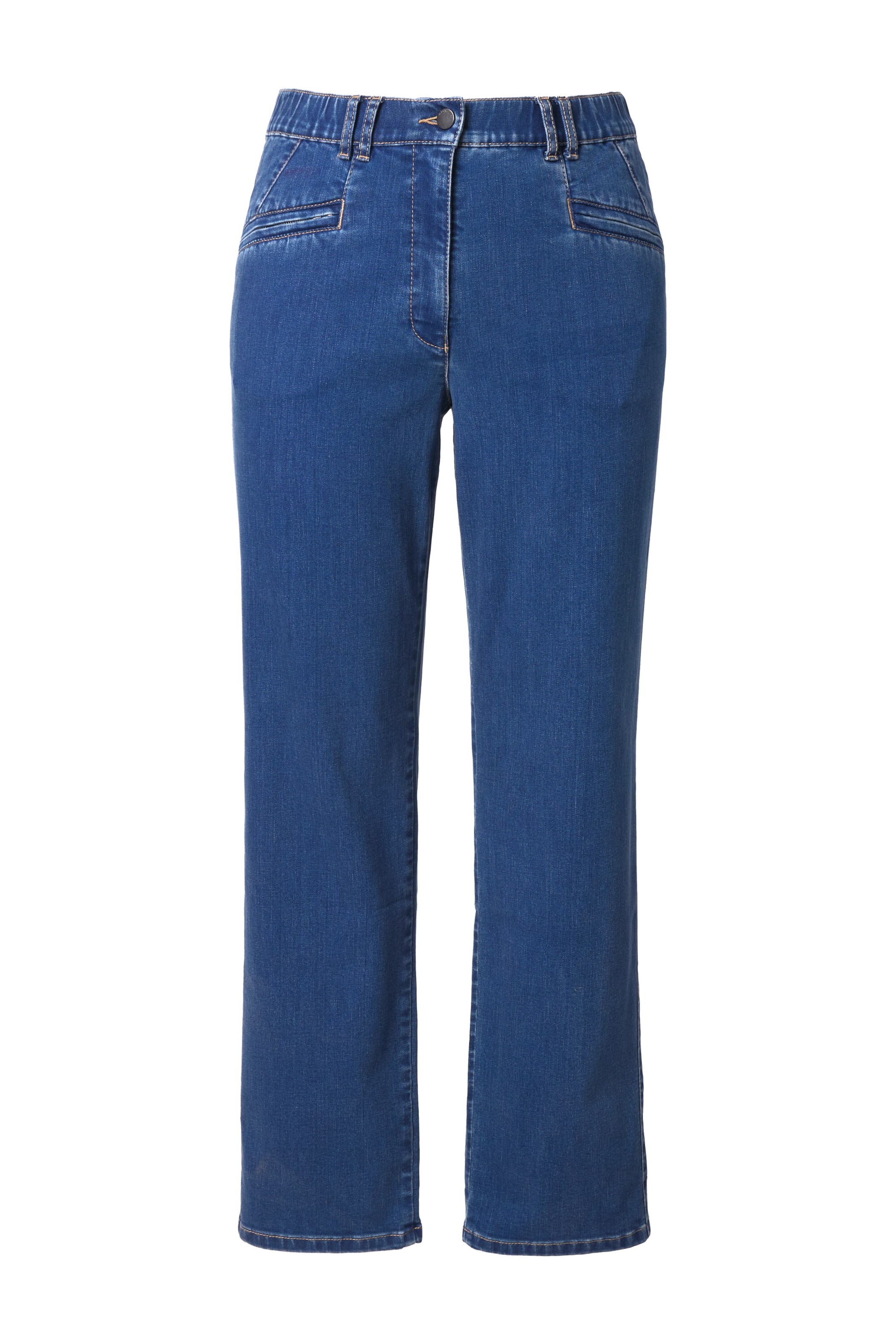 Ulla Popken Regular Jeans in Blau: Vorderseite