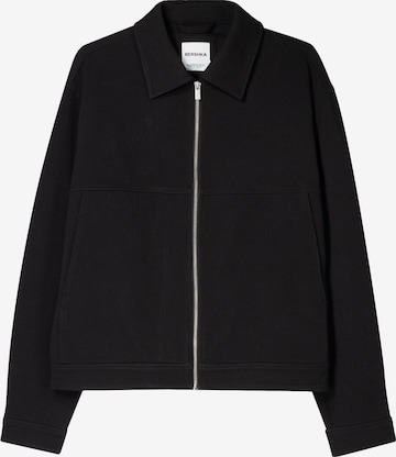 Veste mi-saison Bershka en noir : devant