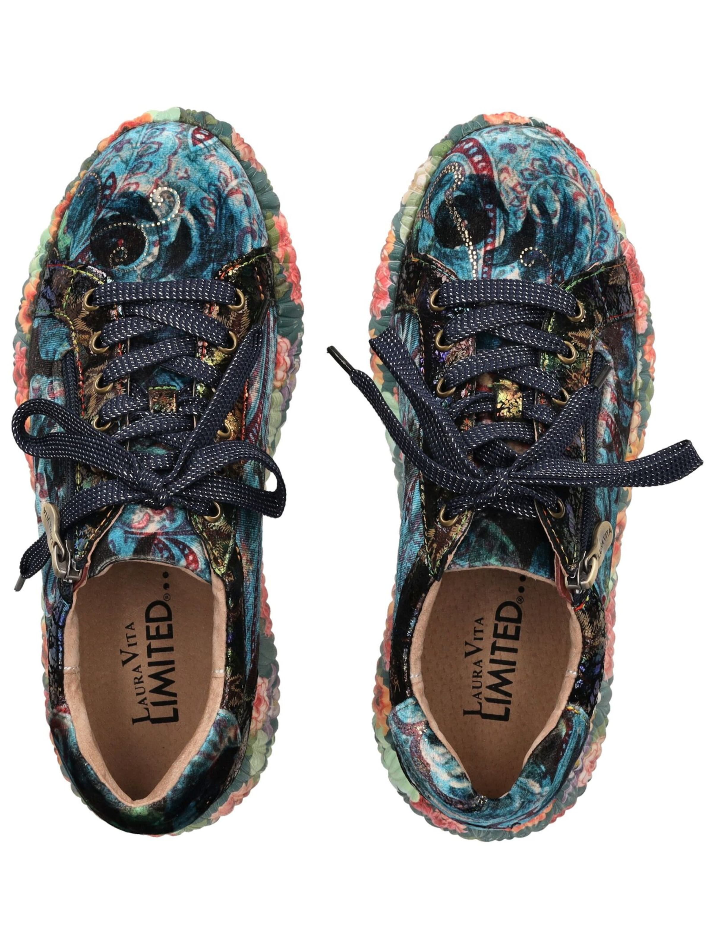 Laura Vita Platform trainers in Blue