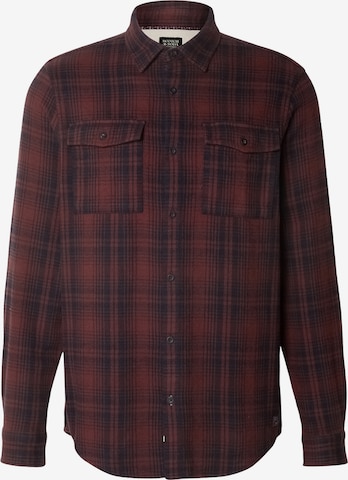 SCOTCH & SODARegular Fit Košulja - smeđa boja: prednji dio