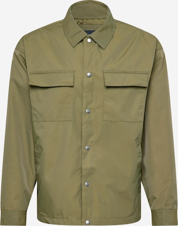 BURTON MENSWEAR LONDON Between-Season Jacket in Green: front