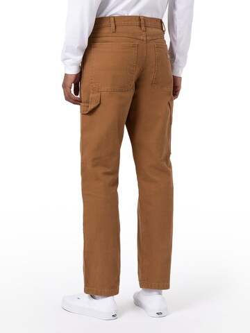 DICKIES regular Cargobukser 'CARPENTER' i brun