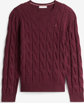 Pull-over TOMMY HILFIGER en rouge : devant