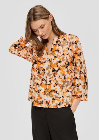 s.Oliver BLACK LABEL Blouse in Beige: voorkant